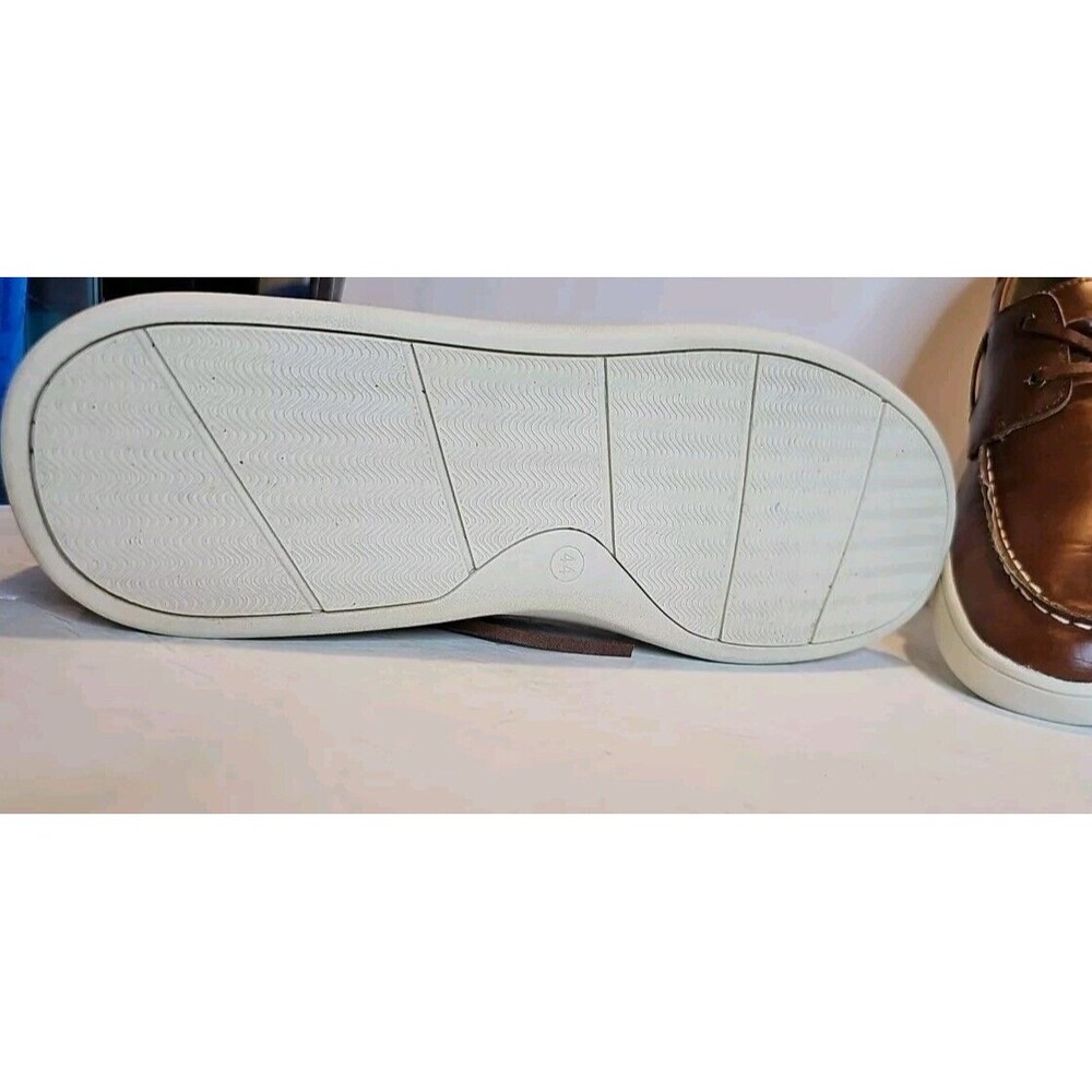 Livergy BROWN LACE-UP Boat Shoes Men Size 10 EUC - Picture 8 of 10